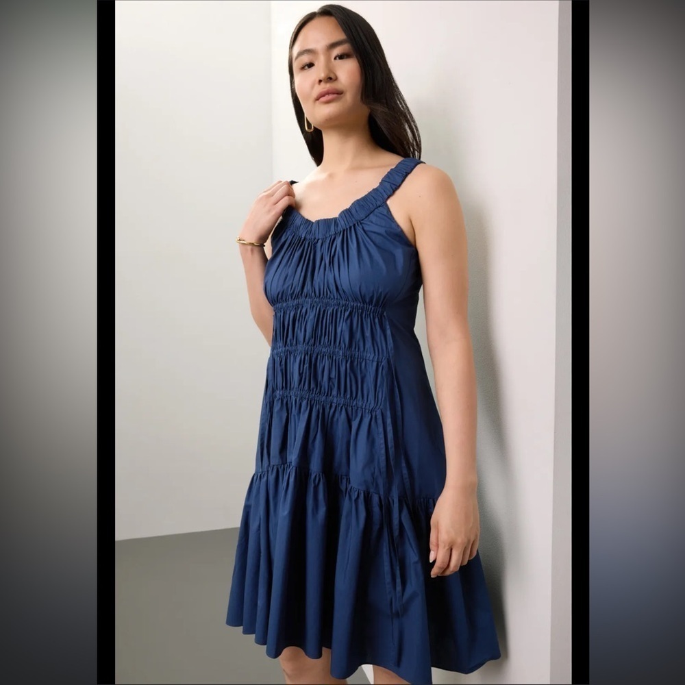 Eudon Choi Ruched Tiered Dress, size 4